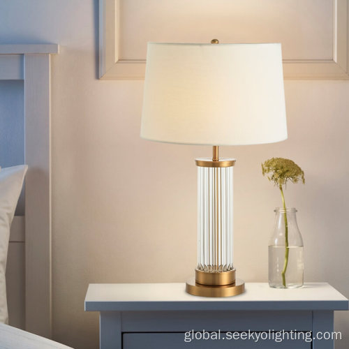 Glass Table Lamp Luxury Deco style Glass Stick Body Table Lamp Manufactory